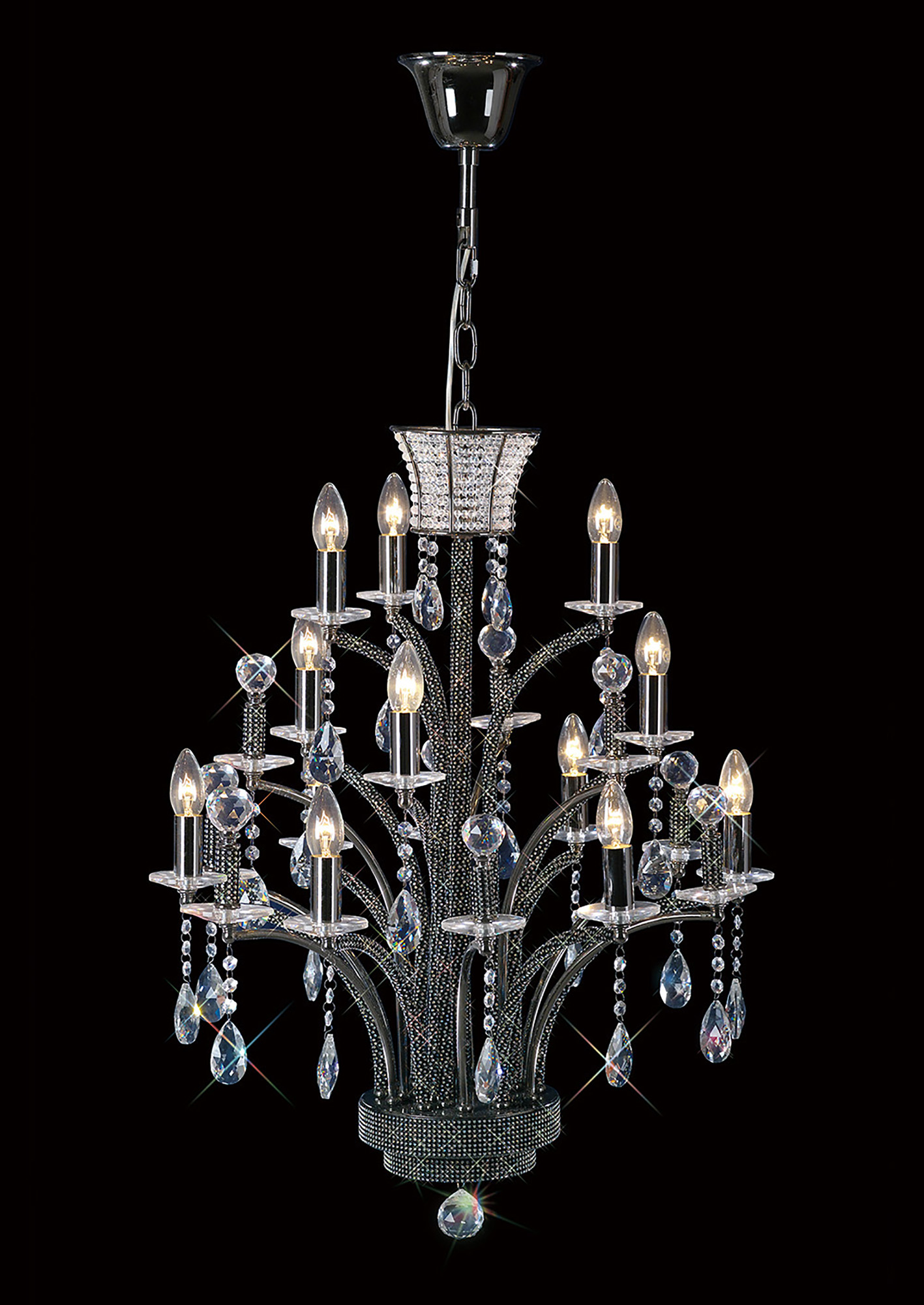 IL30480  Orlando Crystal Chandelier 12 Light